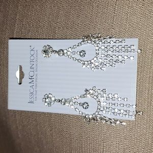 Jessica McClintock Rhinestone Earrings
